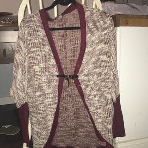 Cardigan with belt